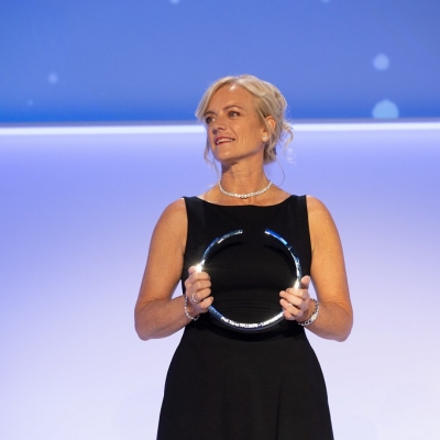 A winner of the 2019 ceremony.